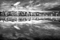 Reflections - Pickerel Lake-BW