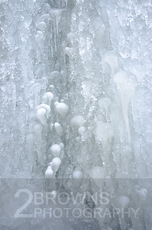 Ice Curtain at Eben Ice Caves